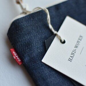 Levi's and Mercado Global - Mayan Artisan Crafted Pouch Large New Denim Bag